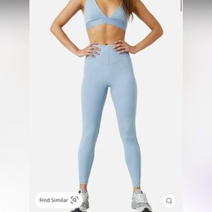 LE ORE  Andria Legging & Ancona Bra Set In Chambray Blue both XS